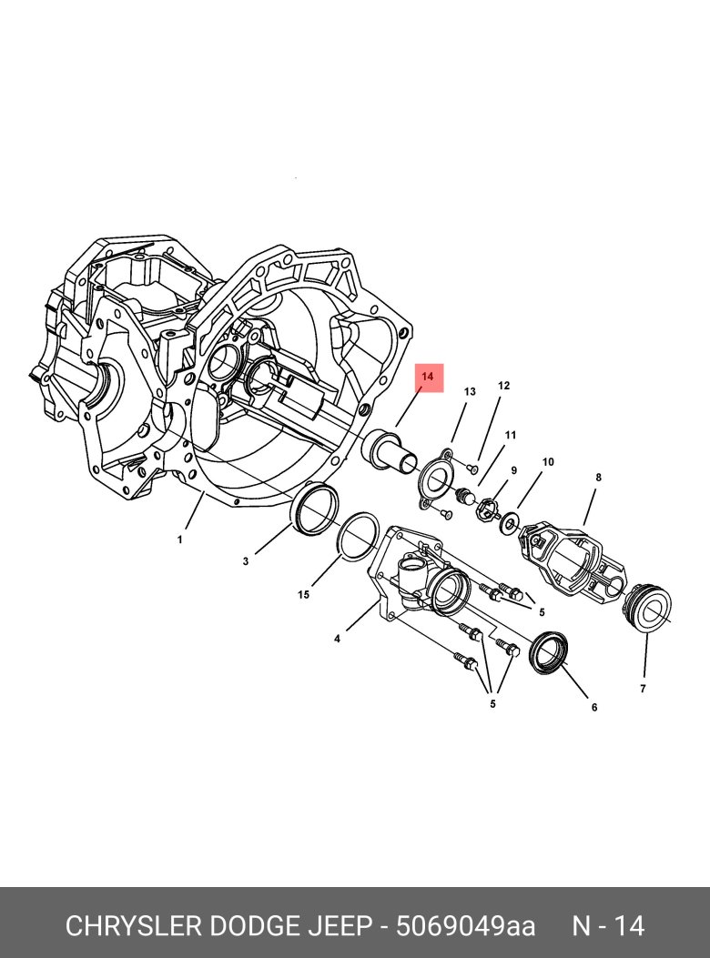 Выжимной подшипник крайслер вояджер 3