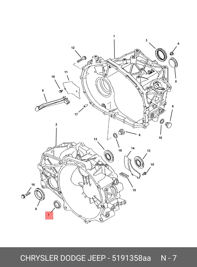 Детали коробки передач