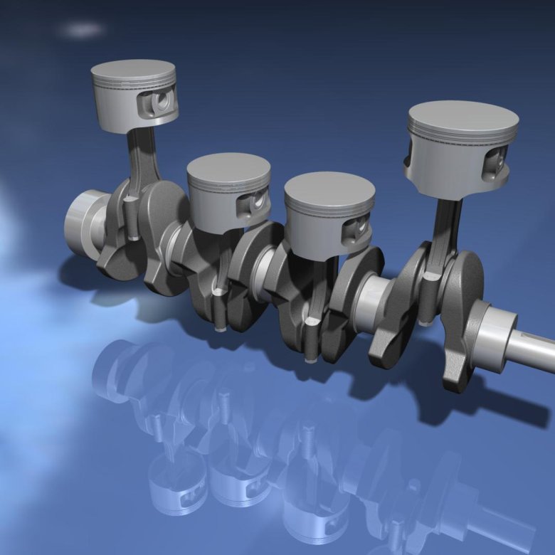 Рядный четырехцилиндровый двигатель