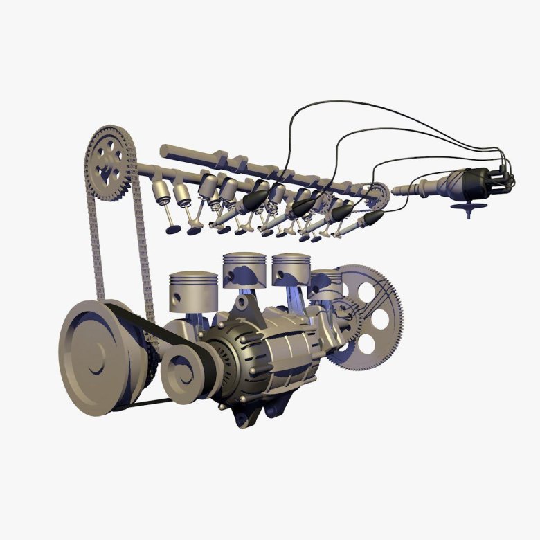 4 цилиндровый двигатель