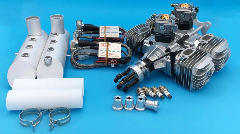 Бензиновый двигатель для радиоуправляемого