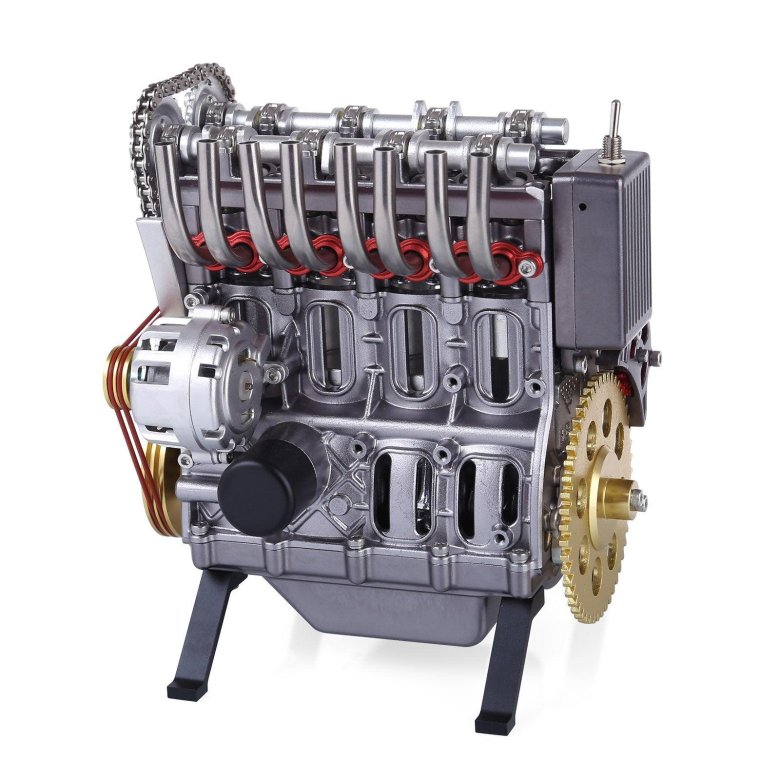 Четырехцилиндровый двигатель игрушка