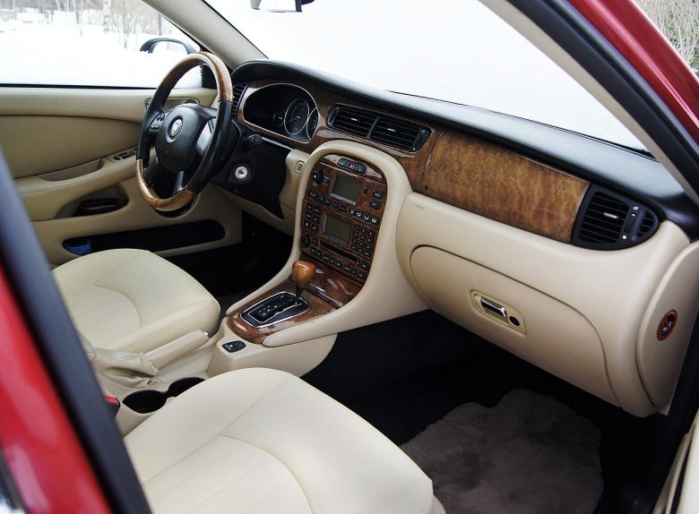 Jaguar x type 2008 салон