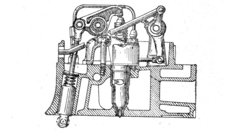 Механизм газораспределения дизеля 1пд4д