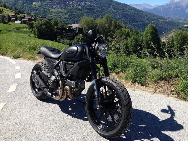 Ducati scrambler черный