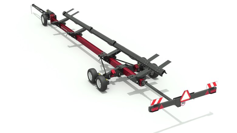 Тележка транспортная двухосная uni cart 4000