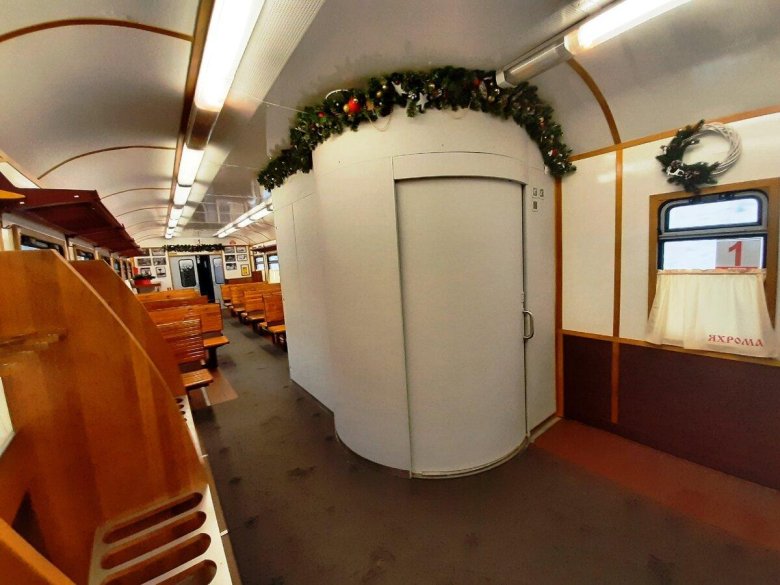 Ретро поезд яхрома