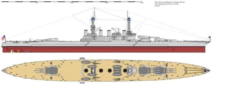 Американский линкор uss tennessee bb-43