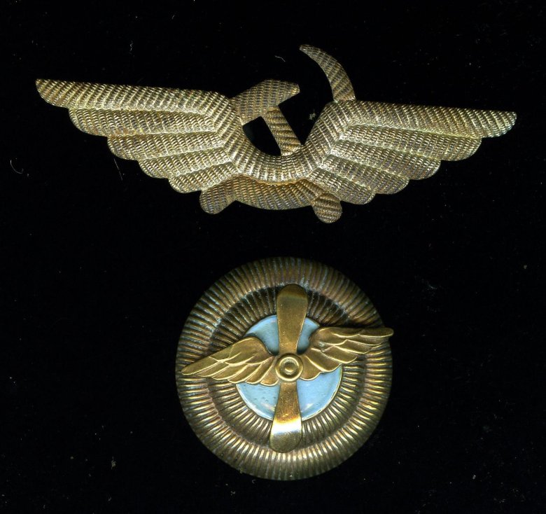 Кокарда летчика гражданской авиации ссср