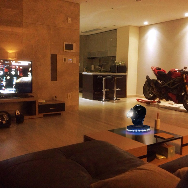 Мотоцикл в квартире