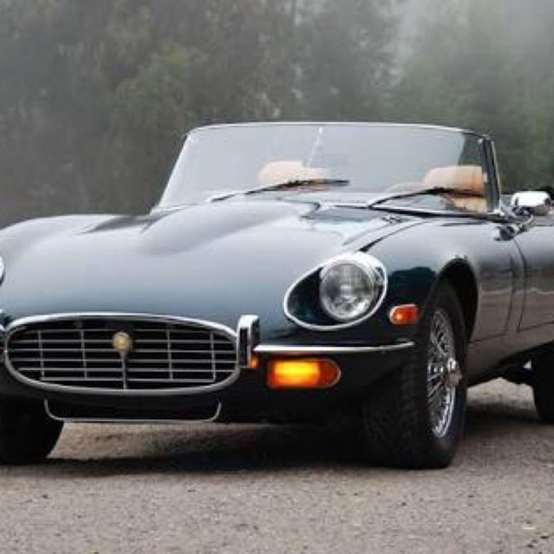 Ягуар кабриолет старый