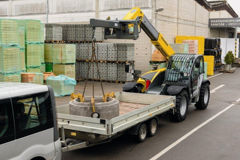 Телескопический погрузчик крамер