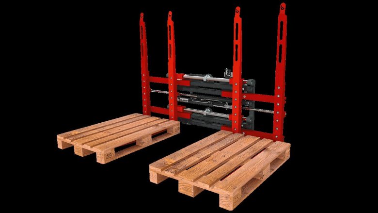 Мультипаллетные вилы на вилочный погрузчик