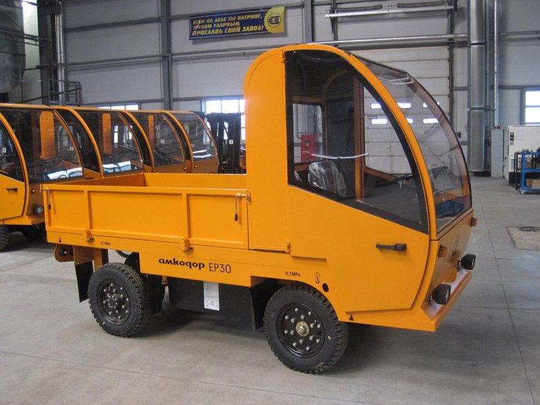 Платформенная электротележка амкодор ер30