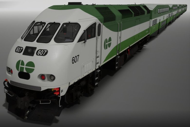 Emd gp40-based passenger locomotives