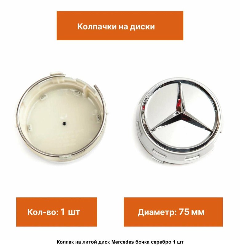Колпачок для диска мерседес amg 146 мм