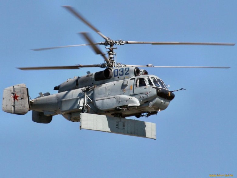 Ка-27пл палубный противолодочный вертолёт