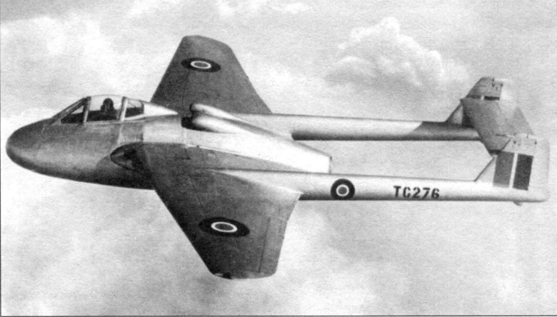 Истребитель de havilland dh.100 vampire