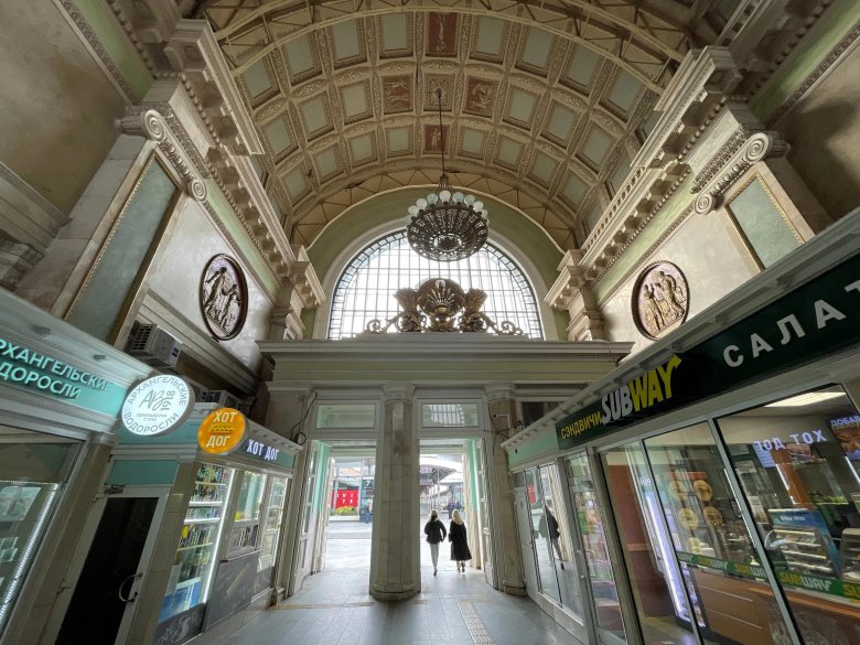 Белорусский вокзал внутри