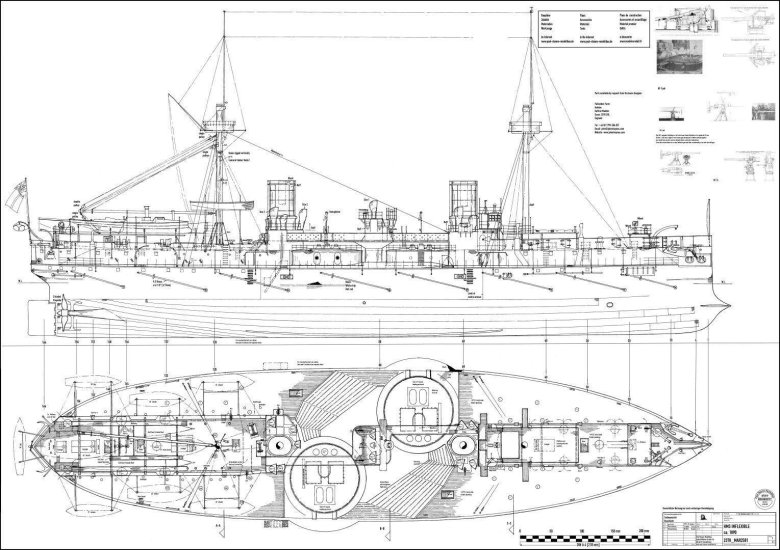 Линкор евстафий чертежи