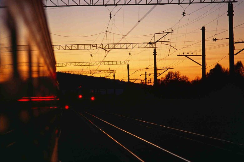 Окно поезда