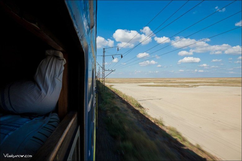 Вид из окна поезда