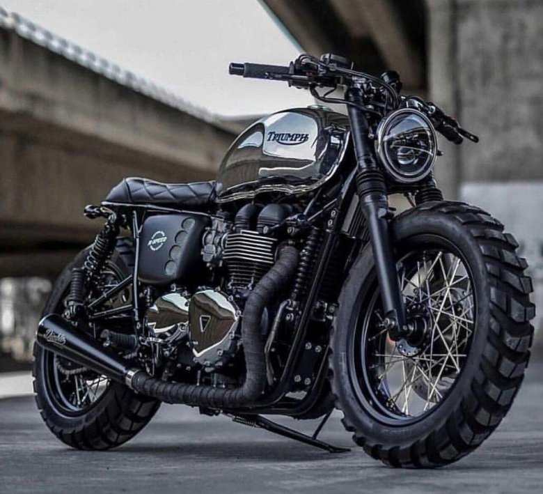 Мотоцикл triumph scrambler