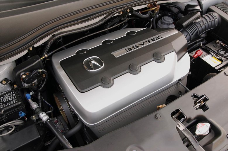 Под капотом acura mdx 2008