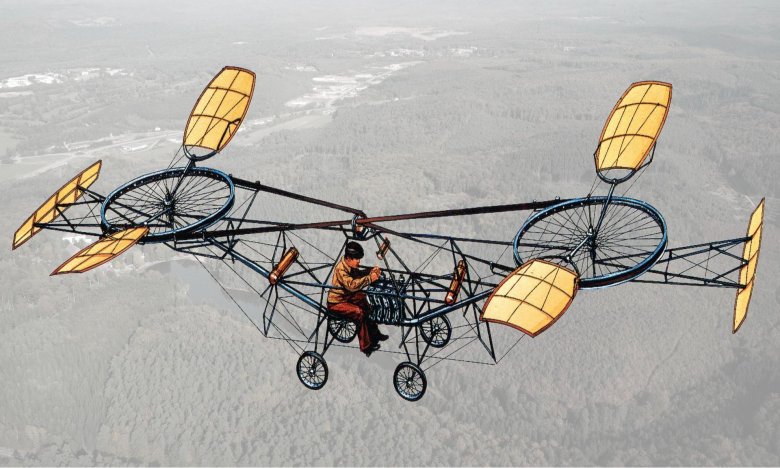 Поль корню вертолет 1907