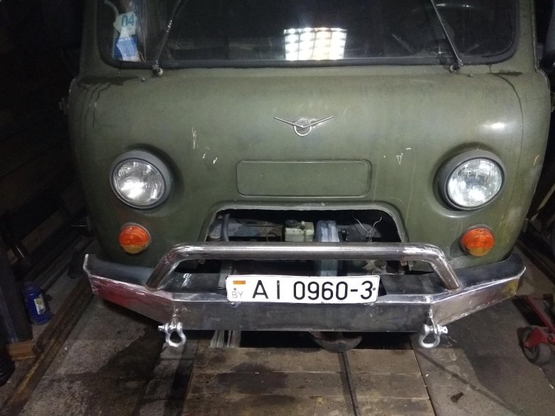 Силовой бампер уаз буханка