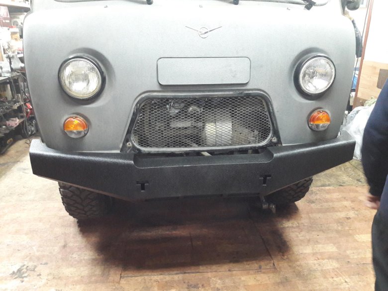 Бампер силовой уаз 452