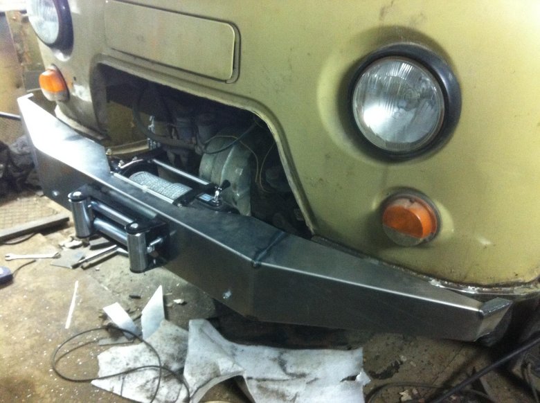 Бампер уаз 2206 передний