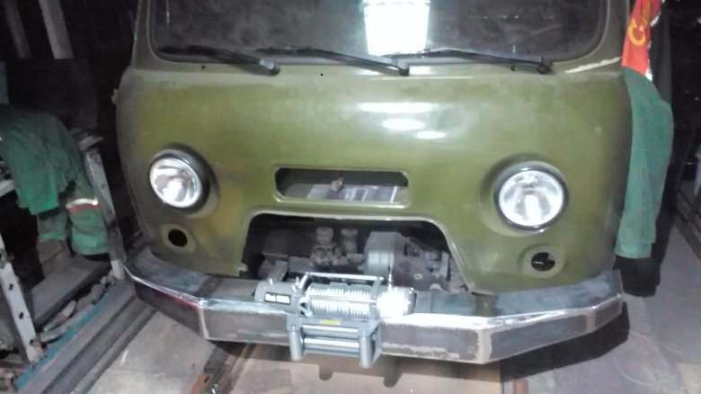 Лебёдка на уаз буханка