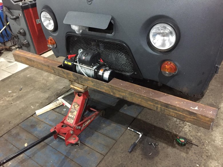 Площадка под лебёдка уаз буханка 452