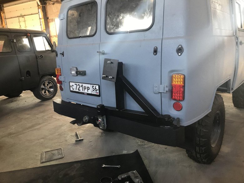 Бампер силовой \ аллигатор\ уаз 452