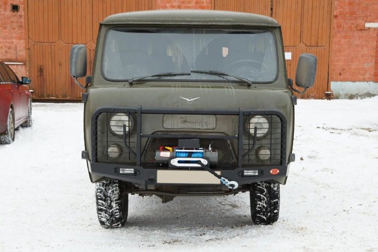 Силовой бампер уаз буханка