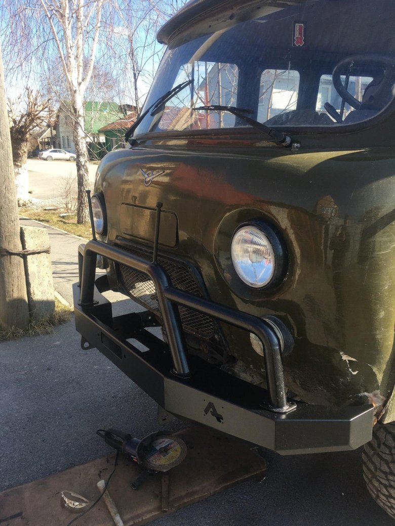 Силовой бампер уаз 3303