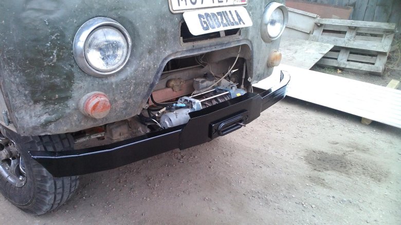 Площадка под лебедку уаз 452