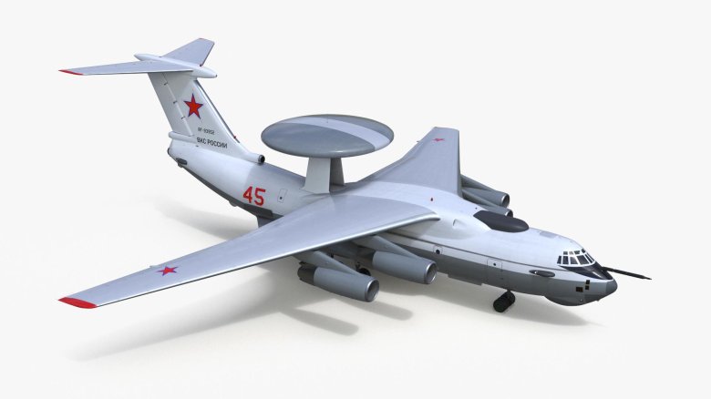 Модель сборная самолет а-50 7024з