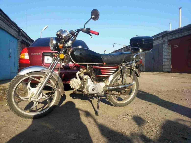 Мопед альфа турист 110