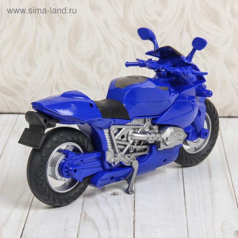 Мотоцикл игрушечный синий