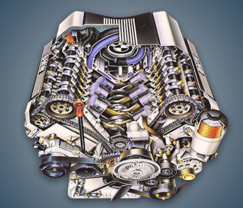 8 цилиндровый двигатель бмв