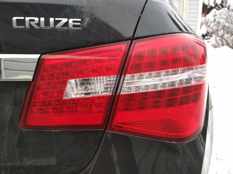 Задние фонари шевроле круз