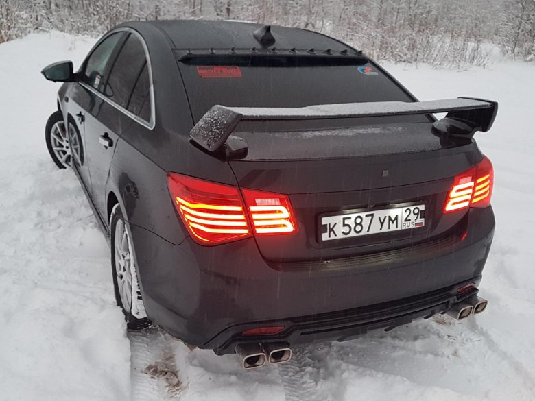 Спойлер sequence chevrolet cruze