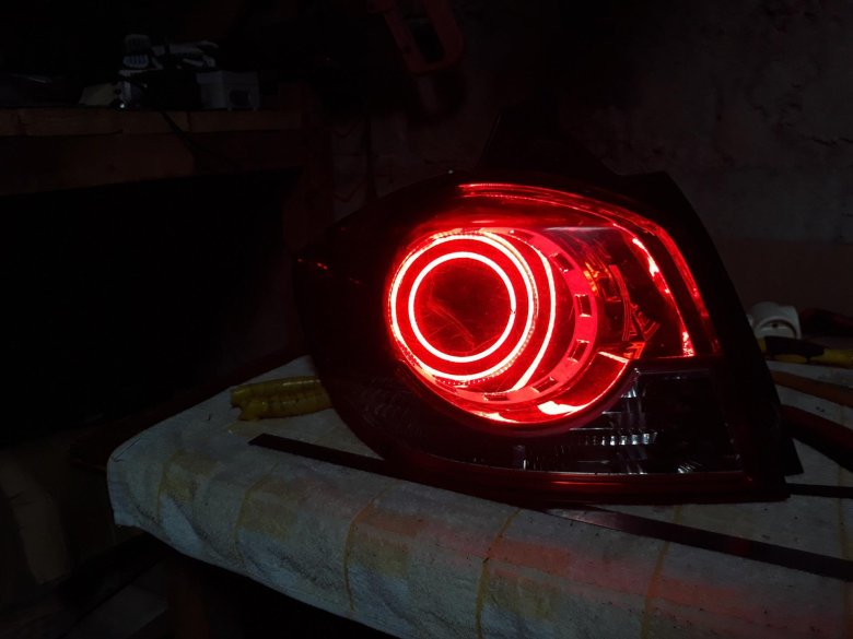 Тюнингованные фонари шевроле круз