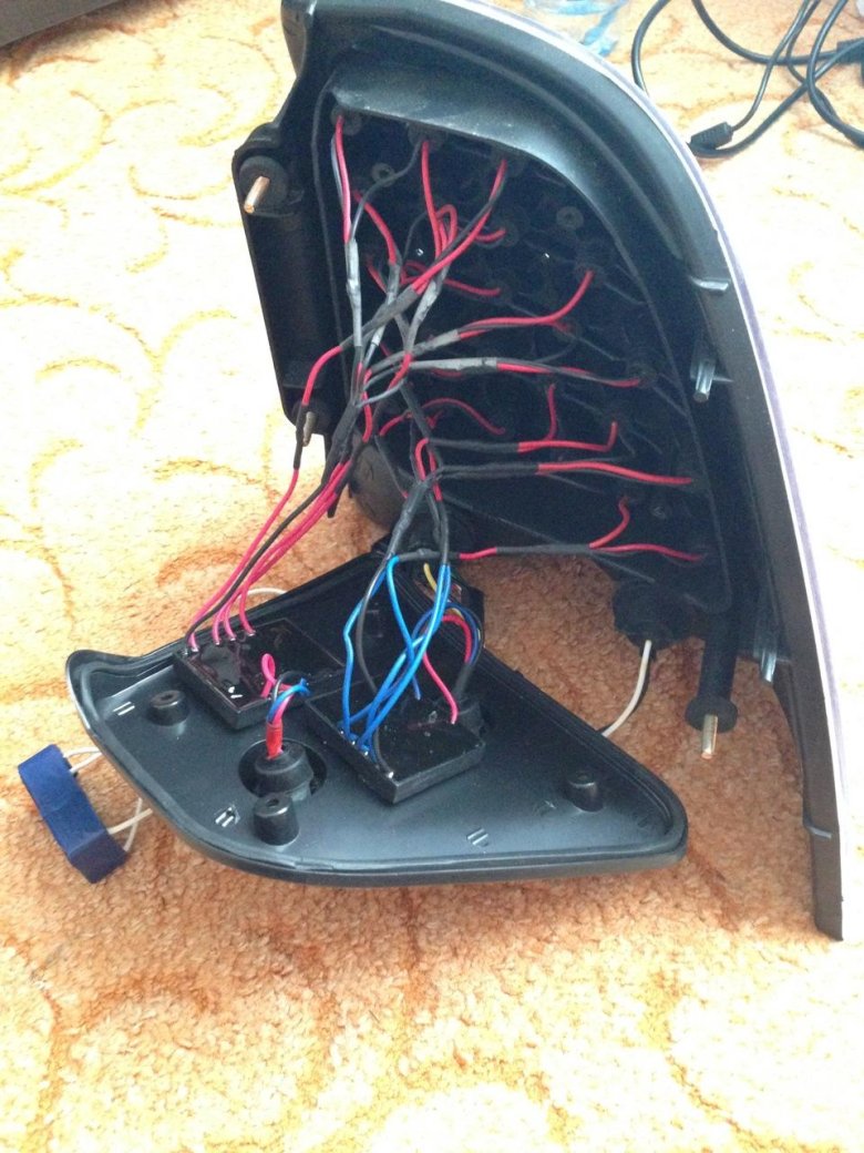 Распиновка задних фонарей приора 2