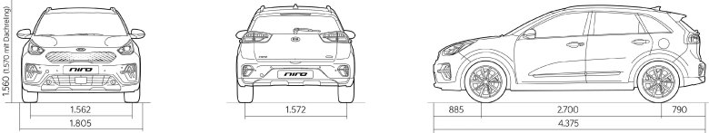 Габариты киа спортейдж