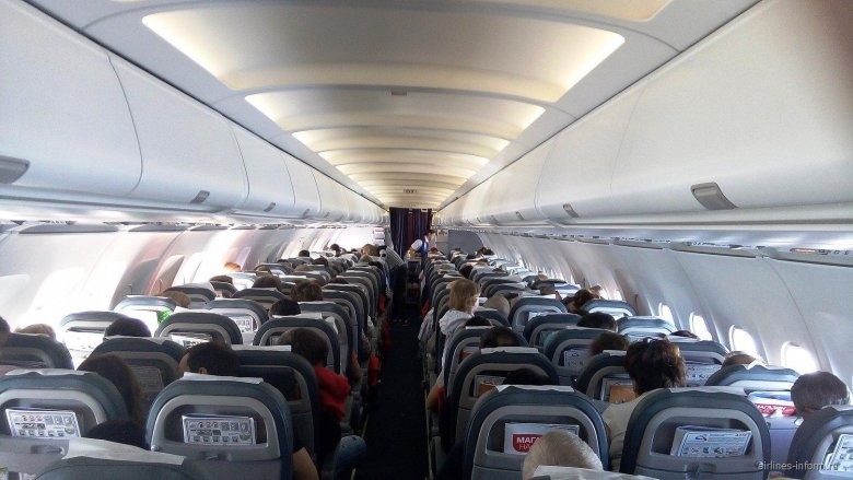 Airbus a319 уральские авиалинии салон