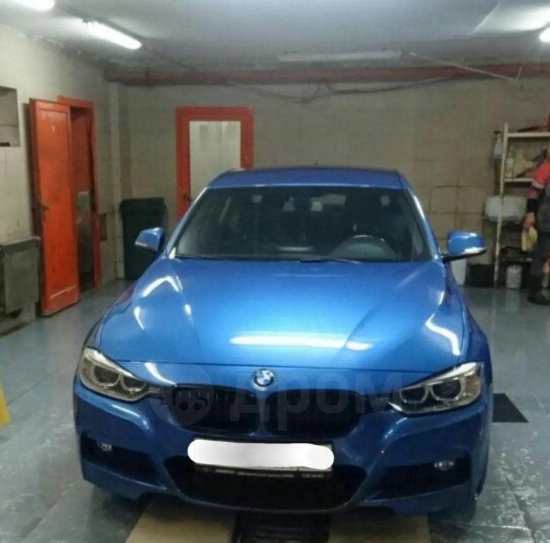 Bmw 3 f30 голубой