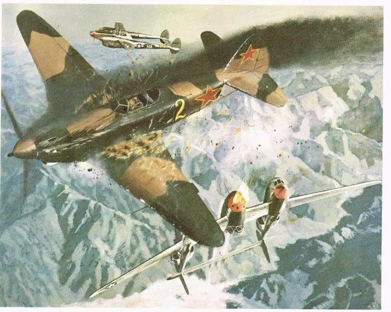 Картина воздушный бой